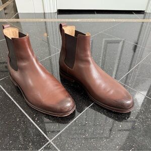 Koio Trento Men's Brown Leather Chelsea Boots Size 9